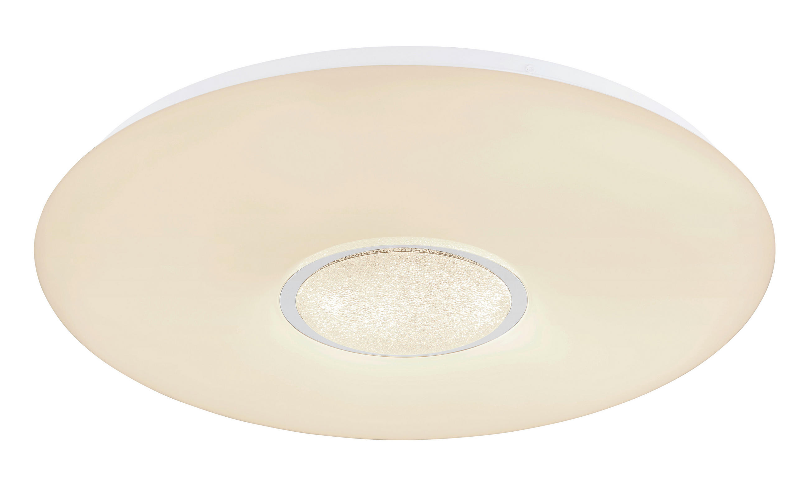 LED-DECKENLEUCHTE 48.5/48.5/7.2 cm   - Klar/Opal, Design, Glas/Kunststoff (48.5/48.5/7.2cm) - Globo