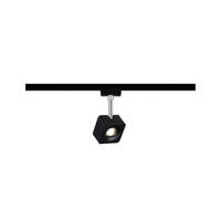 SCHIENENSYSTEM-STRAHLER Urail 7,7/16,5/4,7 cm   - Chromfarben/Schwarz, Design, Kunststoff/Metall (7,7/16,5/4,7cm) - Paulmann
