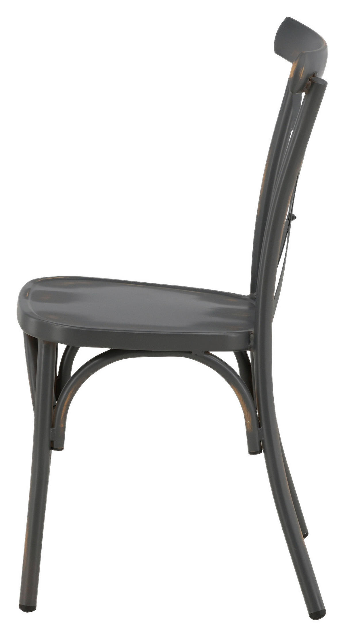 GARTENSTUHL-SET Metall Schwarz  - Schwarz, KONVENTIONELL, Metall (48/88/48cm) - Gardenson