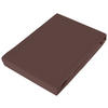 SPANNBETTTUCH FLORENTANO Jersey  - Dunkelbraun, Basics, Textil (100/200cm) - Bio:Vio