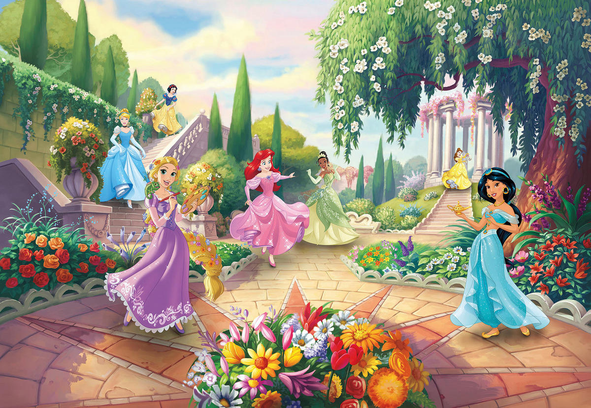FOTOTAPETE Disney Prinzessinnen  - Multicolor, Basics (368/254cm) - Xora