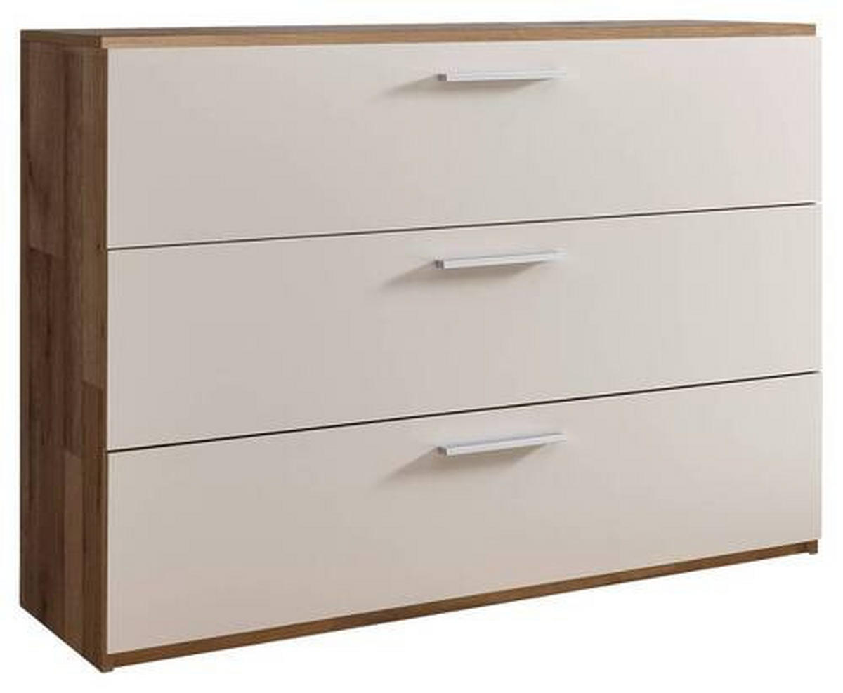 KOMMODE  in 120/86,6/38 cm  - Champagner/Eichefarben, MODERN, Holzwerkstoff/Kunststoff (120/86,6/38cm) - MID.YOU