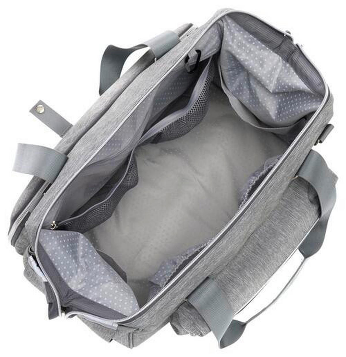 TORBA ZA POVIJANJE - svetlosiva, Osnovno, tekstil (40/24/32cm) - My Baby Lou