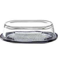 BUTTERDOSE Glas, Keramik  - Anthrazit, LIFESTYLE, Glas/Keramik (20,6/7,7/12,6cm) - Leonardo
