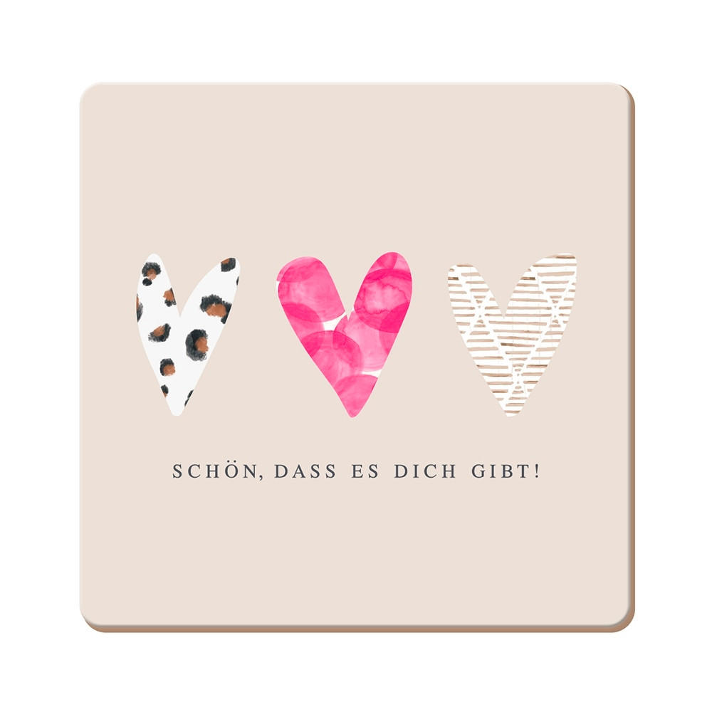 UNTERSETZER Holzwerkstoff  - Holzwerkstoff (9,5/9,5cm)