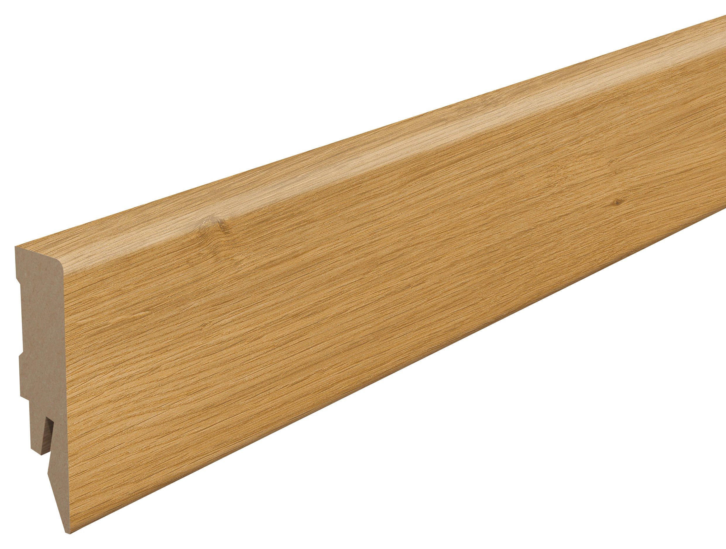 Egger Holzwerkstoffe Sockelleiste Kubische Leiste Braun 1.4x5.8x240 cm