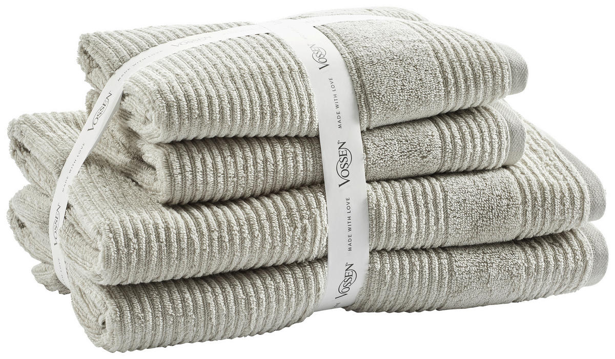 SADA RUČNÍKŮ A OSUŠEK, šedá - šedá, Lifestyle, textil - Vossen