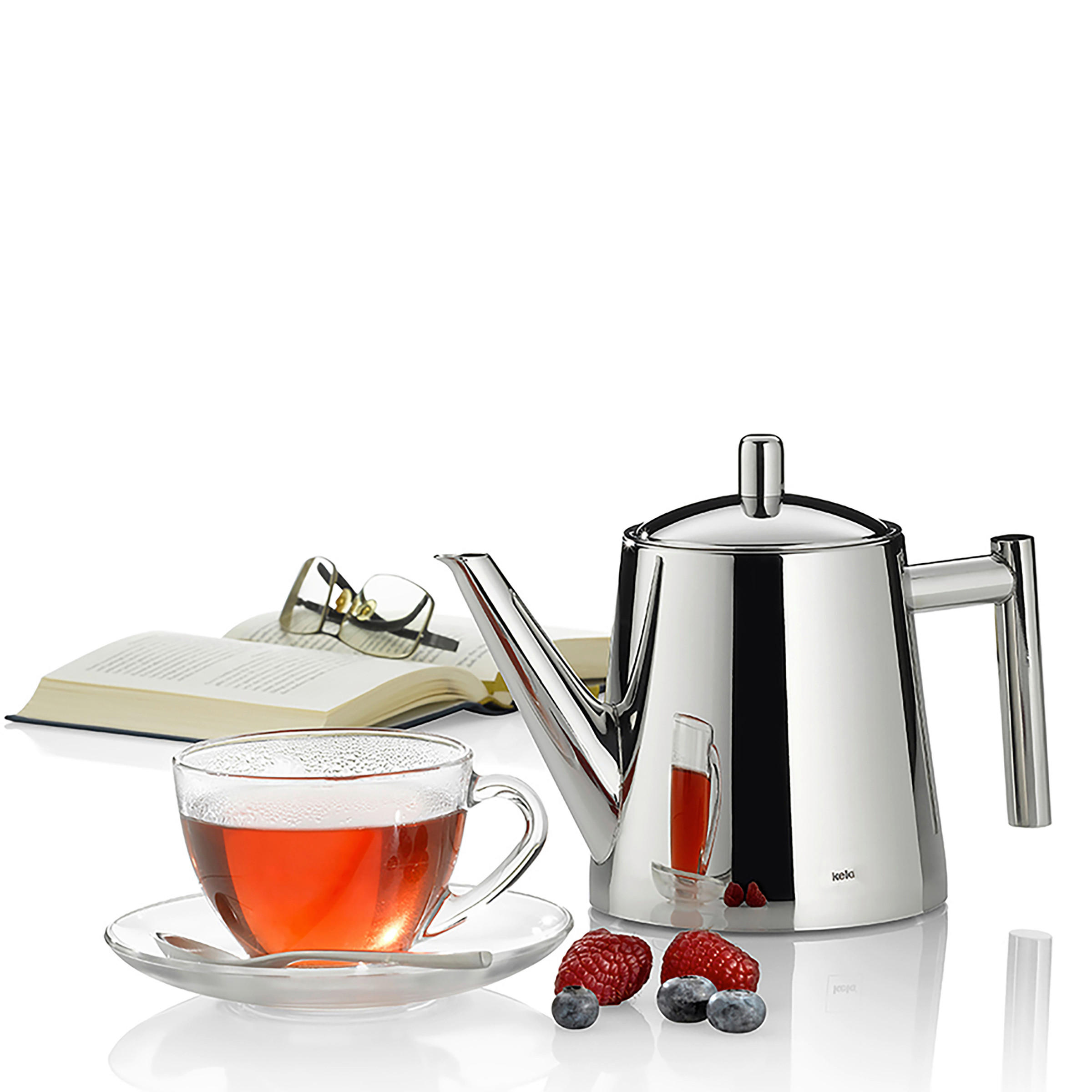 TEEKANNE Ancona  - Silberfarben, KONVENTIONELL, Metall (11.5/15cm) - Kela