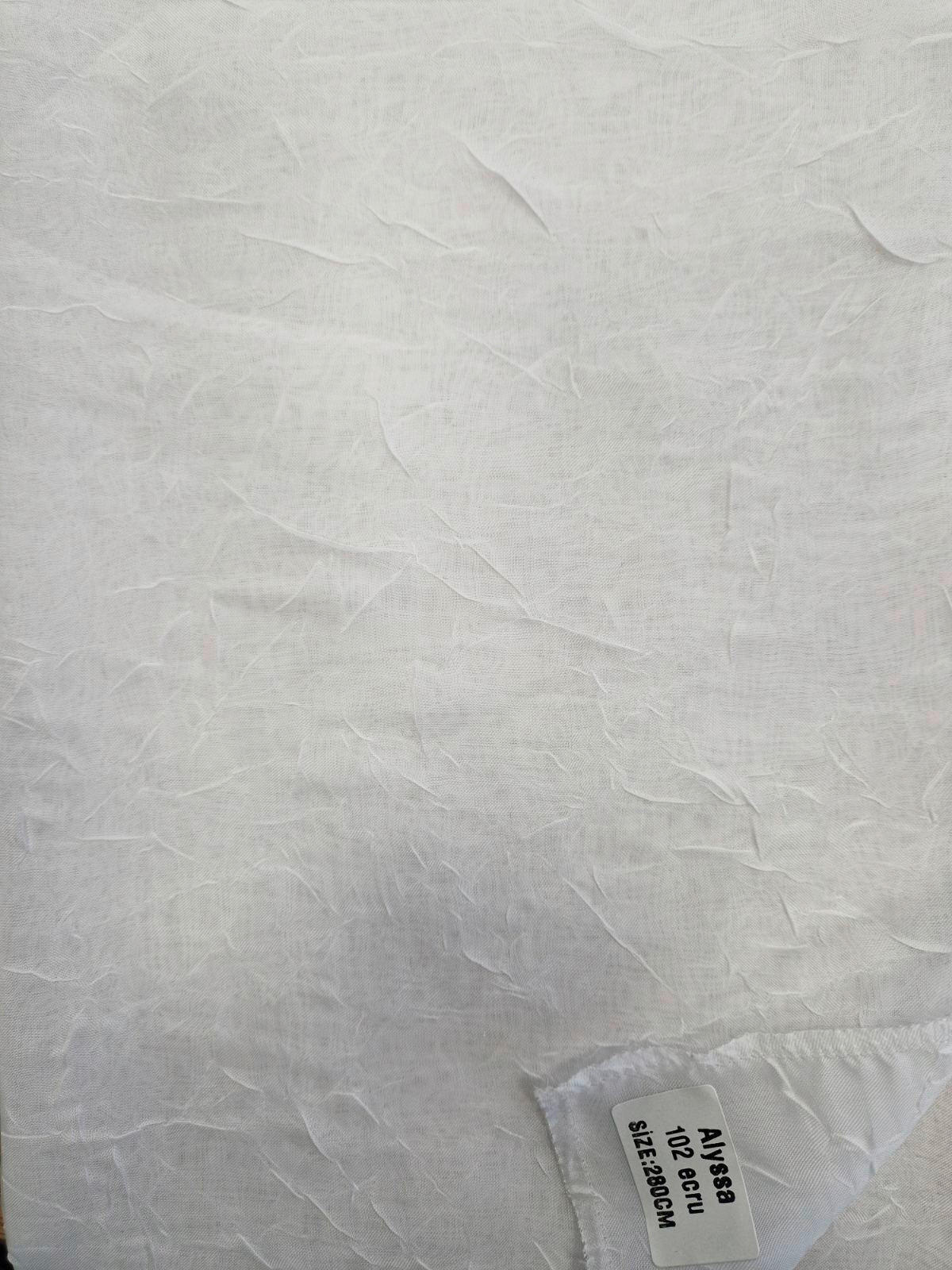 MATERIJAL ZA ZAVESE ecru - ecru, Osnovno, tekstil (280cm)