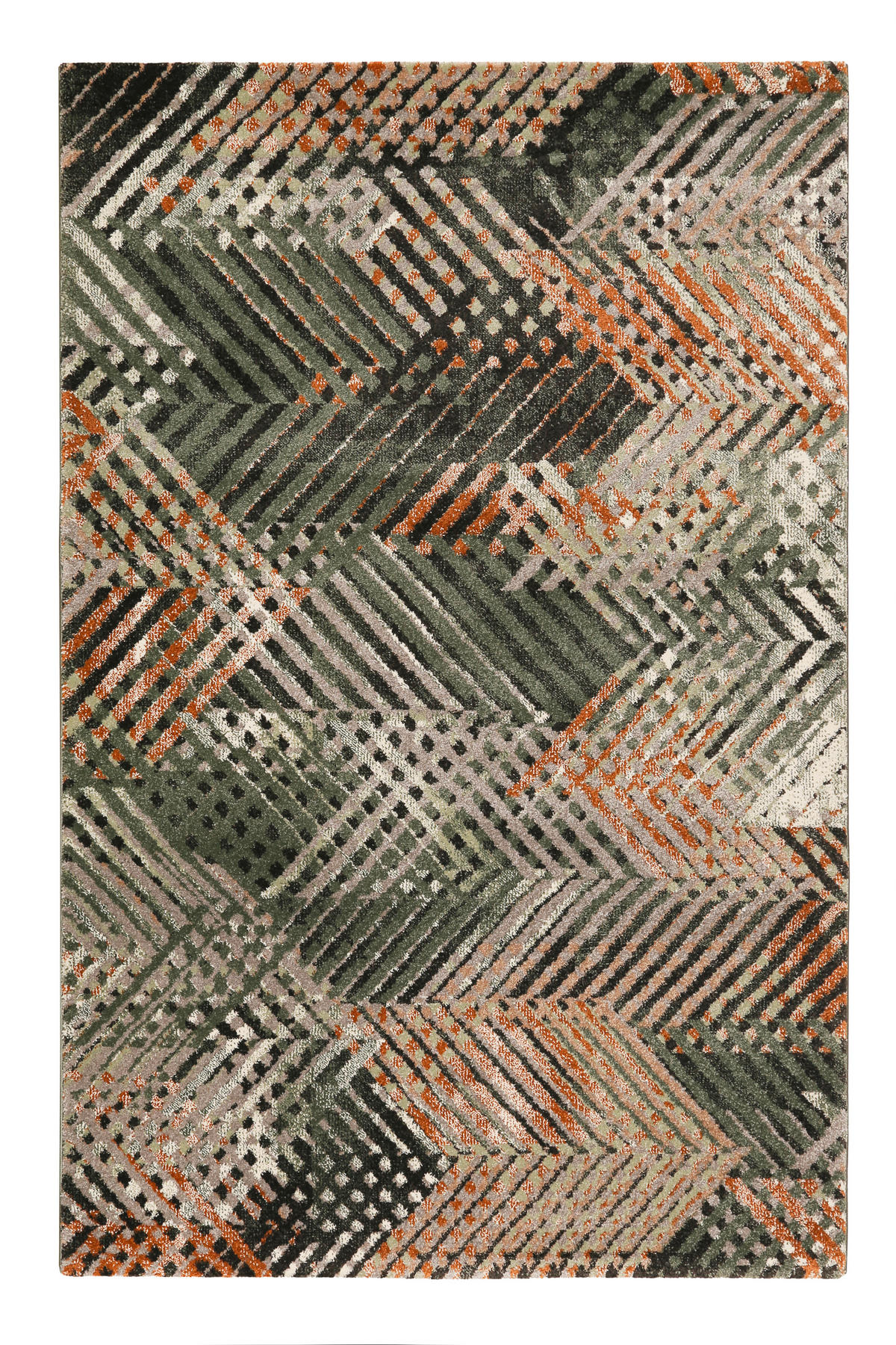 WEBTEPPICH 80/150 cm Vario Grün  - Grün, KONVENTIONELL, Textil (80/150cm) - Esprit