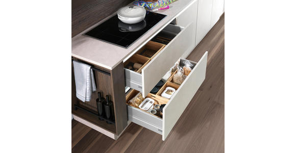 EINBAUKÜCHE - Design, Holzwerkstoff/Stein - Dieter Knoll