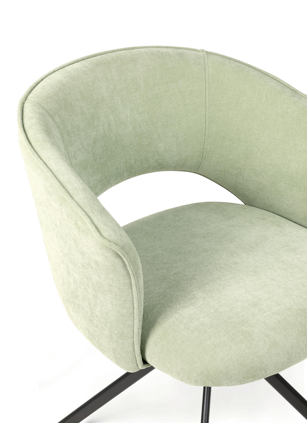 ARMLEHNSTUHL  in Stahl Chenille  - Beige/Schwarz, Basics, Textil/Metall (61,5/78,5/59cm) - Tom Tailor