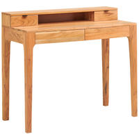 SEKRETÄR  in Naturfarben  - Schwarz/Naturfarben, MODERN, Holz/Metall (100/45/86cm) - MID.YOU
