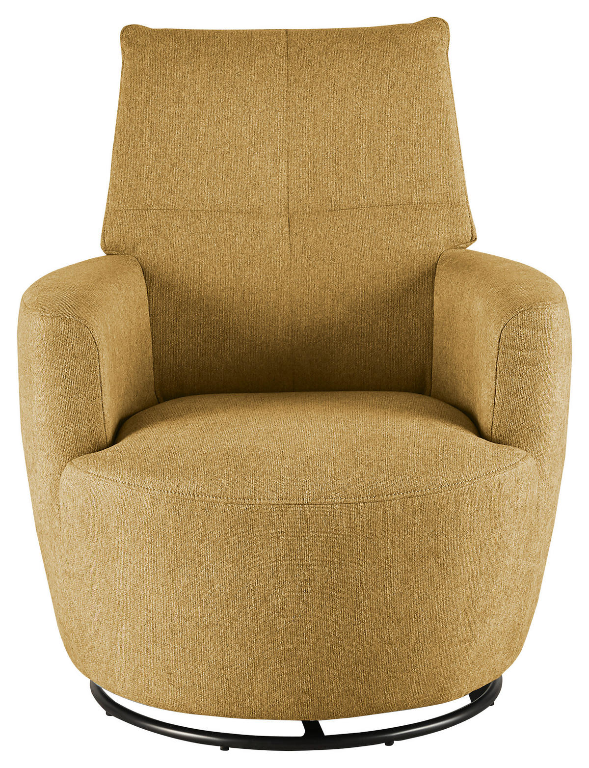 SESSEL Webstoff Gelb    - Gelb/Schwarz, Design, Textil/Metall (80/96/88cm) - SetOne by Musterring