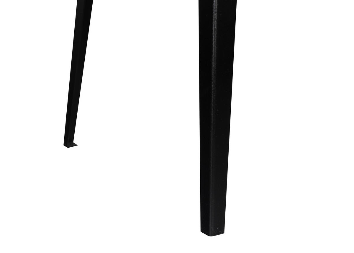 ESSTISCH rechteckig Schwarz, Eichefarben  - Eichefarben/Schwarz, Basics, Holzwerkstoff/Metall (160/90/76cm) - Carryhome