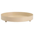 TABLETT 15/2 cm    - Beige, Basics, Metall (15/2cm) - Ambia Home