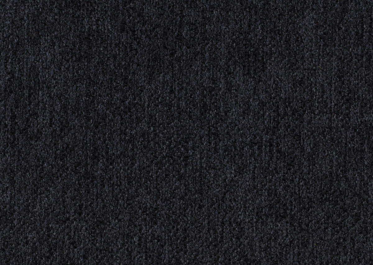 ECKSOFA in Flachgewebe Dunkelblau  - Schwarz/Dunkelblau, Design, Textil/Metall (309/190cm) - Beldomo Style