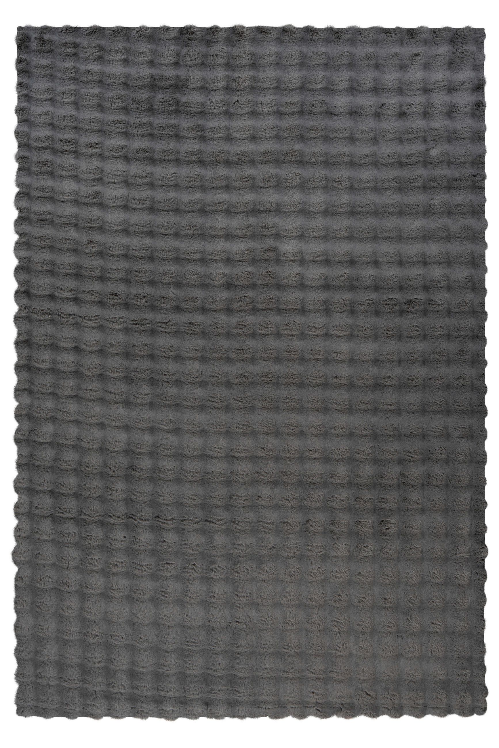 HOCHFLORTEPPICH 200/290 cm Graphitfarben  - Graphitfarben, KONVENTIONELL, Textil (200/290cm)