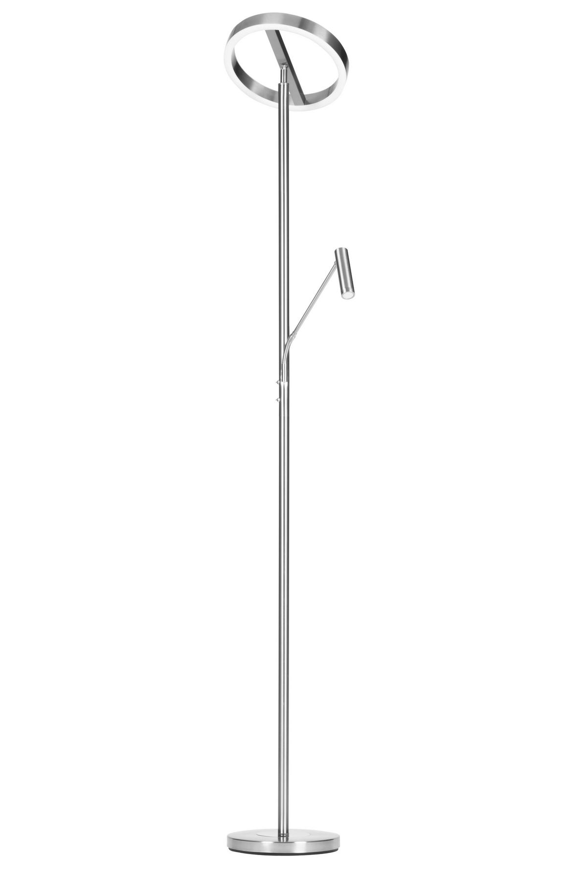 LED-DECKENFLUTER 28/180 cm    - Silberfarben/Weiß, Design, Kunststoff/Metall (28/180cm) - Novel