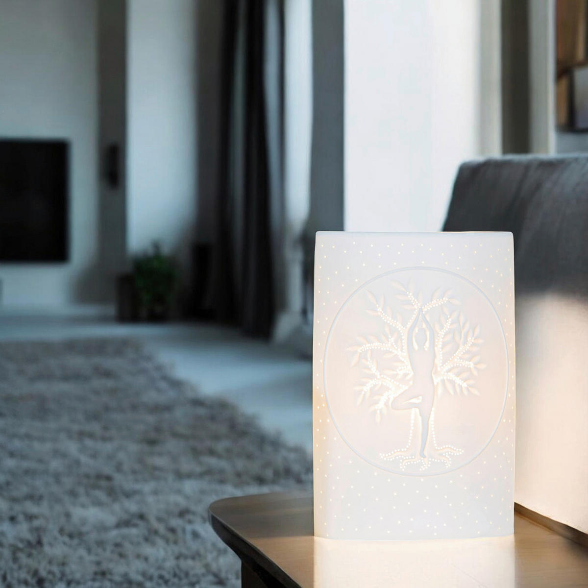 STIMMUNGSLEUCHTER   - Weiß, Basics, Keramik (18/28/10cm)