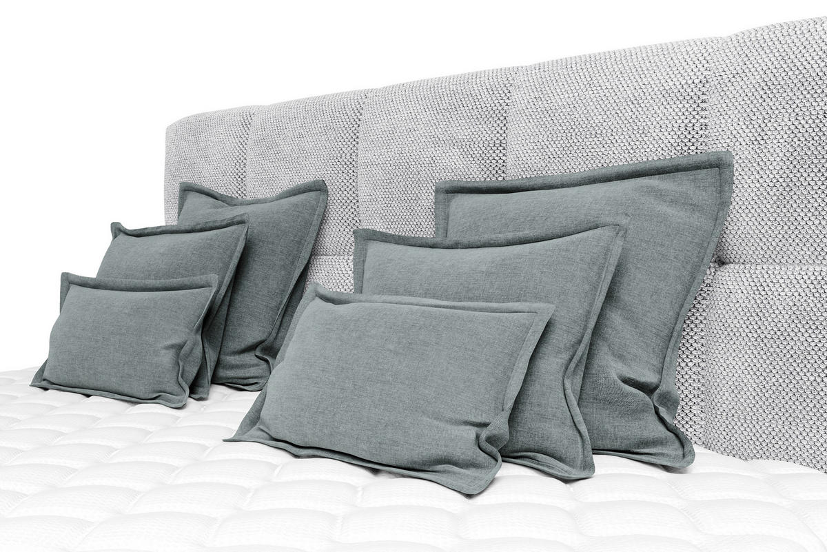 ZIERKISSENSET   70-50/60-25/10 cm  - Mintgrün, Modern, Textil (70-50/60-25/10cm) - MID.YOU