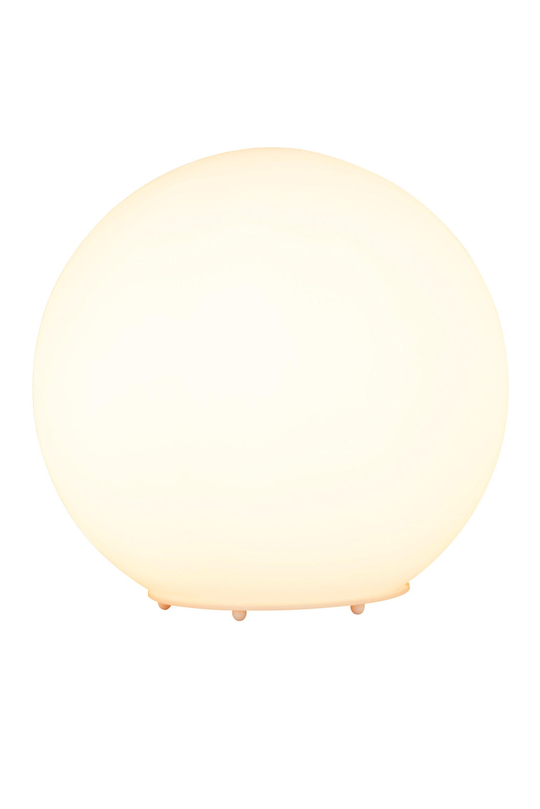 TISCHLEUCHTE Oakland 20 cm  - Weiß, Basics, Glas/Kunststoff (20cm) - Novel