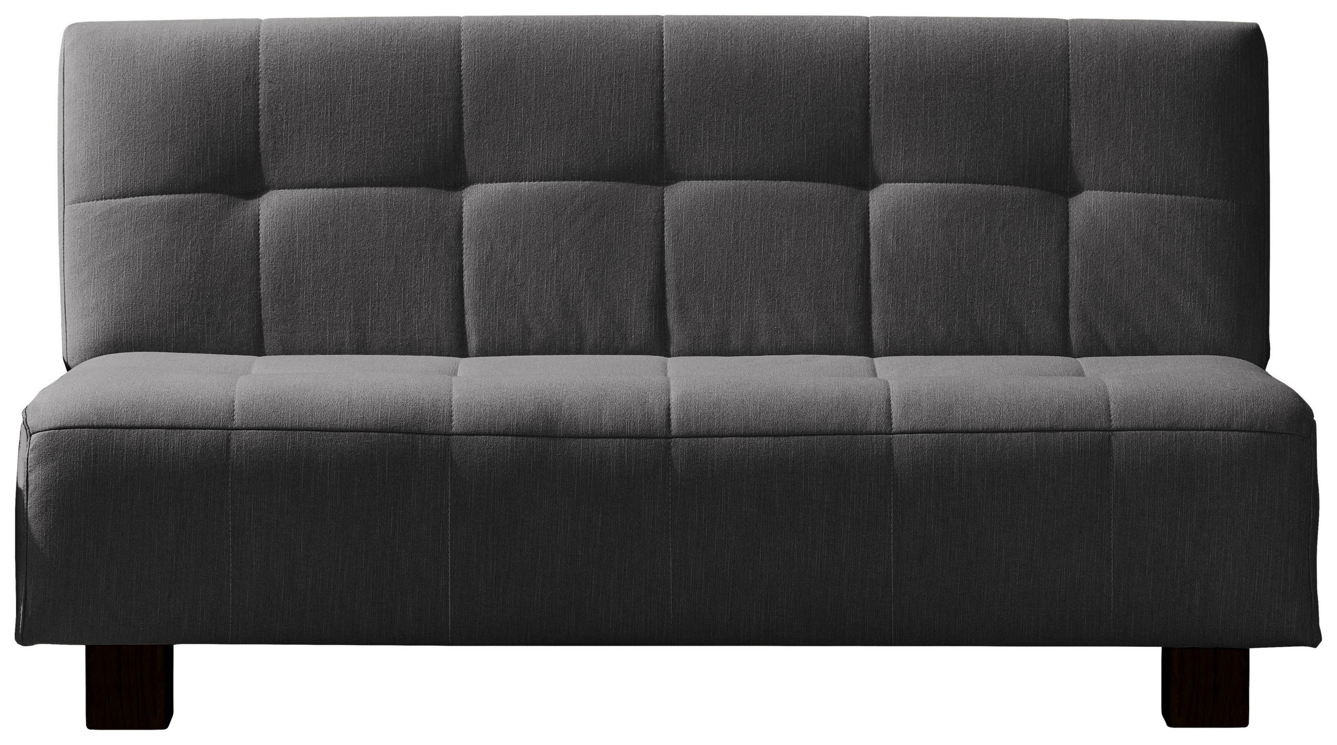 SCHLAFSOFA Anthrazit  - Anthrazit/Schwarz, Design, Textil/Metall (165/92/102cm) - Novel