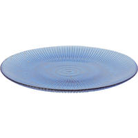 TÁNYÉR 21 cm  - kék, Basics, Üveg (21cm)