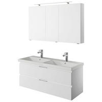 BADEZIMMER  in 120 cm  - Weiß Hochglanz/Weiß, KONVENTIONELL, Holzwerkstoff (120cm) - Pelipal