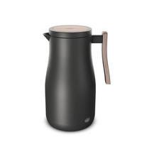 ISOLIERKANNE STUDIO ALLURE 1 L  - Schwarz, Design, Holz/Metall (1l) - Alfi