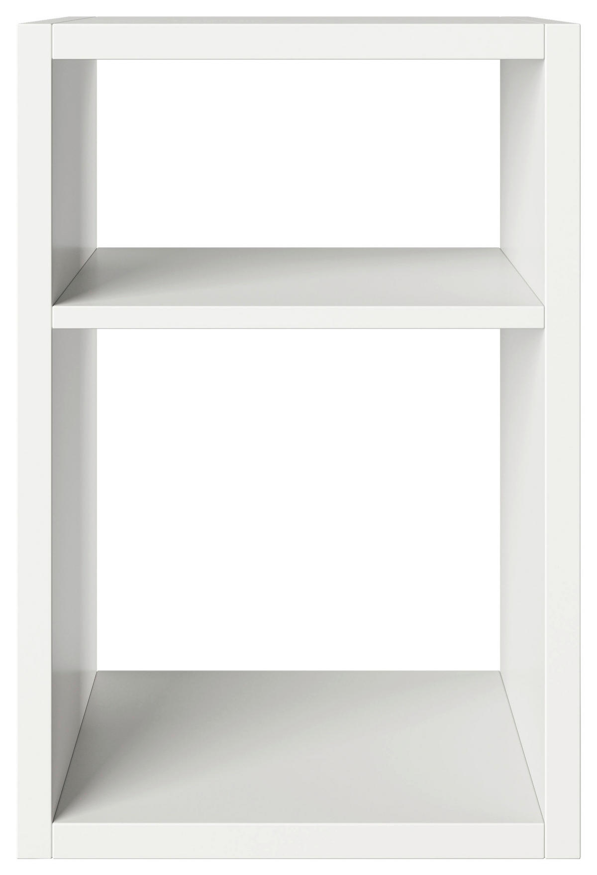REGAL 58/39/34 cm bela  - bela, Basics, leseni material (58/39/34cm) - MID.YOU