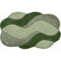 BADTEPPICH Grün 60/100 cm  - Grün, Basics, Kunststoff/Textil (60/100cm) - Grund