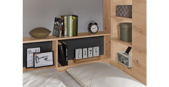 ETAGENBETT 90/200 cm Eiche Artisan  - Eiche Artisan, Design, Holzwerkstoff (90/200cm) - Xora