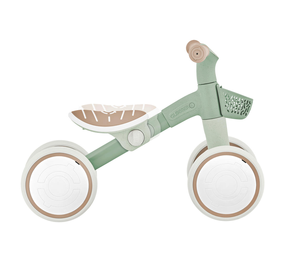 LAUFRAD LEARNING BIKE ECO  - Salbeigrün, Basics, Kunststoff (57.9/22.7/42.1cm) - GLOBBER