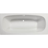 BADEWANNE Wandmontage  180/80/41 cm  - Weiß, KONVENTIONELL, Kunststoff (180/80/41cm)