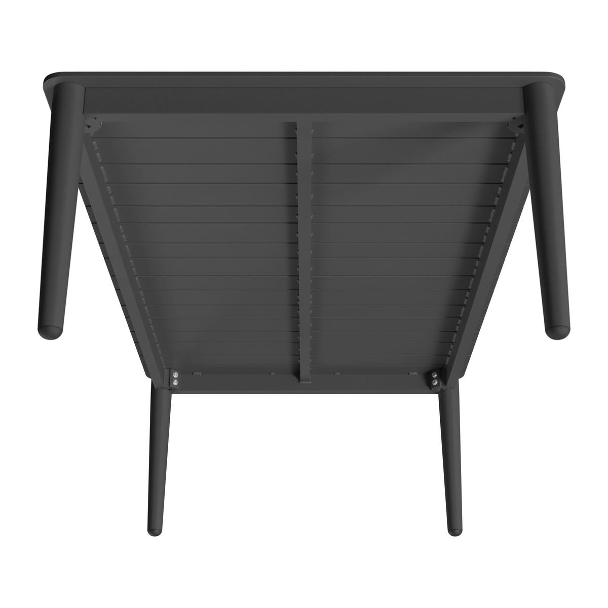 LOUNGEGARNITUR Aluminium  - Dunkelgrau/Grau, MODERN, Textil/Metall (393/69/174cm) - Ambia Garden