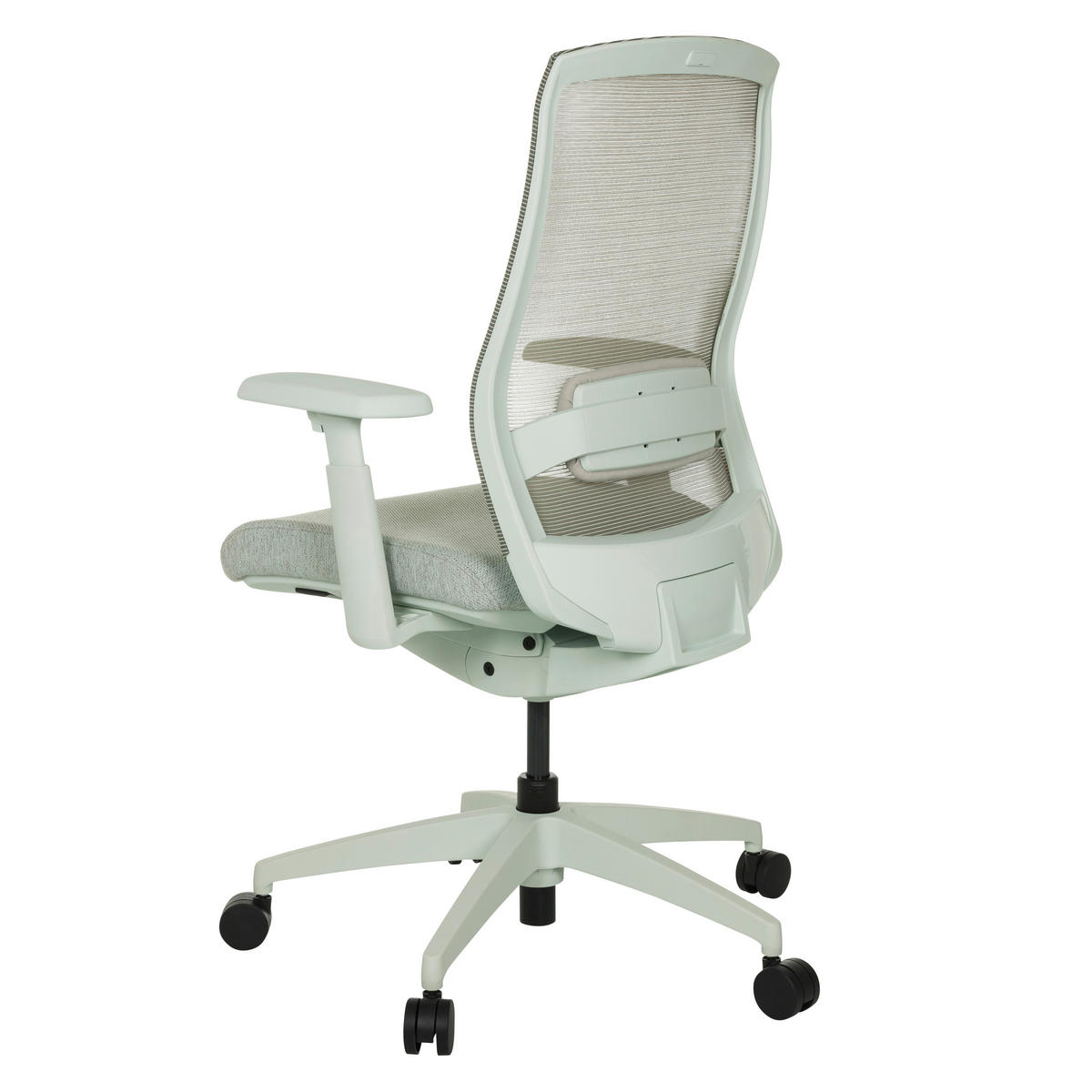 OTOČNÁ ŽIDLE, síťovina, šedá - šedá, Moderní, textil/plast (65/95 - 103/70cm) - MID.YOU