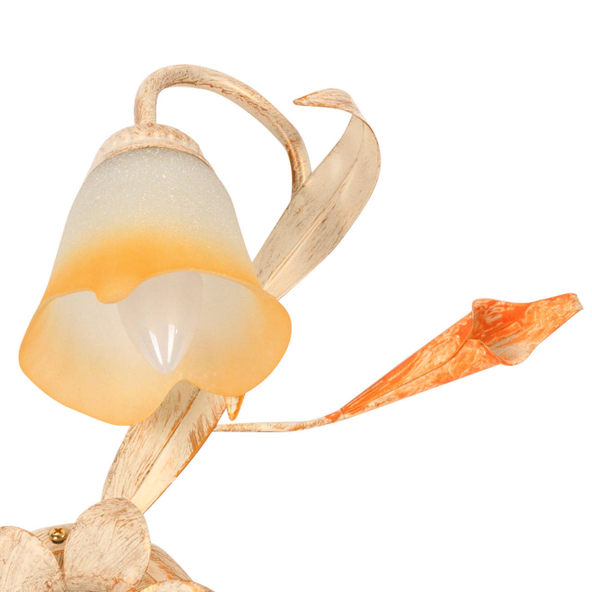 STROPNÉ SVIETIDLO, 53/20 cm  - biela, Konventionell, kov/sklo (53/20cm)