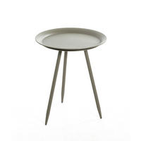 BEISTELLTISCH 47/47/38 cm Grün rund  - Grün, Trend, Metall (47/47/38cm)