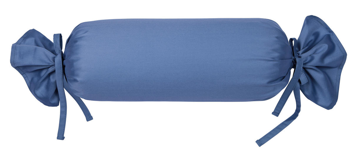 NACKENROLLENBEZUG Giacomo 15/40 cm  - Blau, Basics, Textil (15/40cm) - Janine