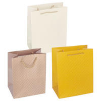 GESCHENKTASCHE  - Perlmutt, Basics, Papier (18/23/10cm)