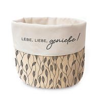 BROTKORB - Beige/Weiß, Basics, Textil (20/16cm)