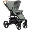 KINDERWAGEN Lux Evo  - Jadegrün/Anthrazit, Basics, Textil/Metall (64/110/100cm) - Naturkind