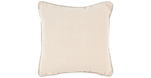 KISSENHÜLLE 50/50 cm    - Creme, Basics, Textil (50/50cm) - Novel