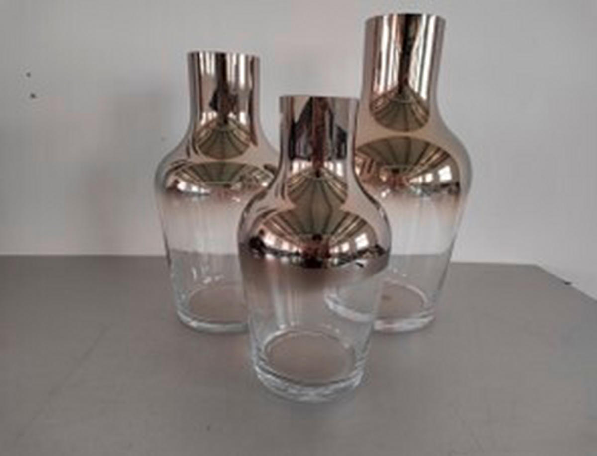 DEKOVASE  - Klar, Basics, Glas (22/22/40cm) - Cor Mulder