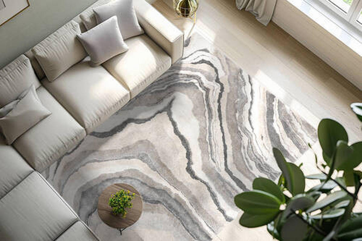 LÄUFER 80/300 cm Creme, Grau  - Creme/Grau, KONVENTIONELL, Kunststoff/Textil (80/300cm) - Obsession