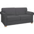 SCHLAFSOFA Grau - Buchefarben/Grau, LIFESTYLE, Holz/Textil (180/86/97cm) - NOVEL