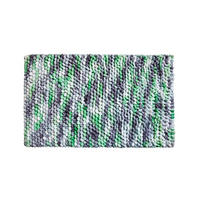 BADEMATTE Grau, Grün 60/100 cm  - Grau/Grün, KONVENTIONELL, Kunststoff/Textil (60/100cm) - Grund