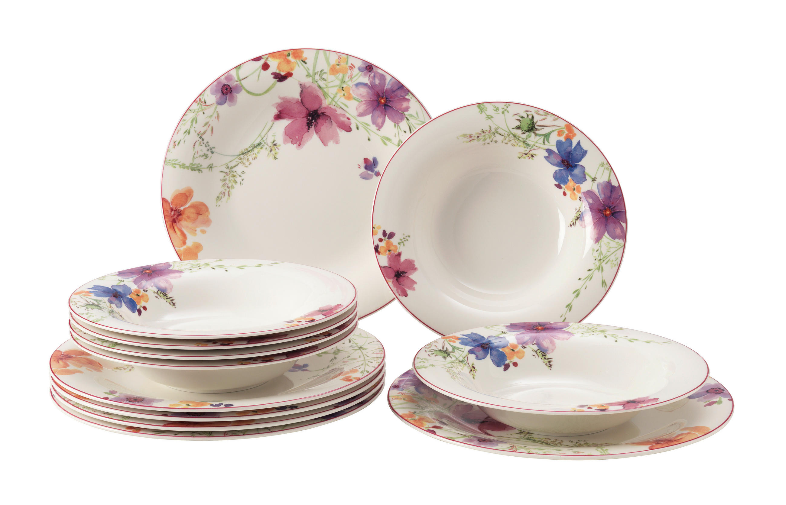 JÍDELNÍ SOUPRAVA, 12dílné, porcelán - Konvenční, keramika - Villeroy & Boch