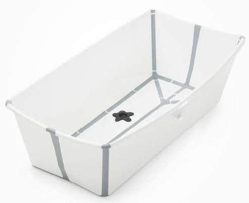 BABYBADEWANNE Faltbar Flexi Bath XL  - Weiß, Trend, Kunststoff (82/41/24cm) - Stokke